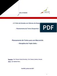 Evolução de dreisprung do salto triplo. Planeamento De Treino Para Um Macrociclo Triplo Salto Mergulho Esporte De Atletismo
