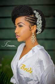 Protection of natural hair, length retention and a great base for versatile hairstyles. 110 Wedding Hairstyles For Natural Hair New Natural Hairstyles Natural Bridal Hair Natural Hair Bride Side Braid Hairstyles