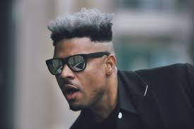 Dyed Haircut For Blackmen Black Boys Haircuts Grey Hair Dye Grey Hair Black Man