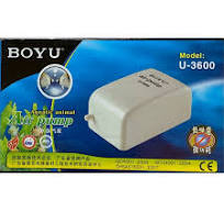 Air Pump Aquarium Filter BOYU U3600 Aquarium Air Pump With FREE Air Check  Valve - For Fish Tanks & Hydroponics Vintage Aquarium Air Pump