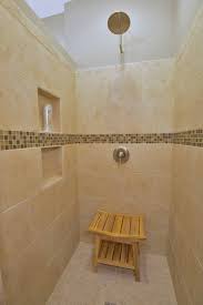 The Mini Infinity Walk In Shower No Door To Clean Rain Style Shower Head Built In Shampoo Niche And Beautiful Shower Doors Shower Remodel Walk In Shower