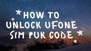 My ufone sim puk blocked. How To Unlock Ufone Sim Puk Code Ufone Puk Code