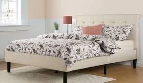 Classic brands coventry upholstered platform bed | headboard and metal frame with. Leonard Upholstered Platform Bed By Zipcode Design Review Furnitures Mania
