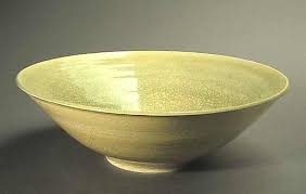 Italian home decorative collection by artists including handmade ceramics vintage pottery, dinnerware sets, dog figurines & roosters for sale Celadon White Fruit Bowl By Amber Archer Ceramic Bowl Artful Home