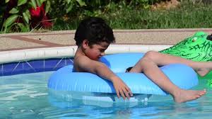 Product titlepoolmaster vinyl big daddy mattress pool float, blue. Latin Girl Relaxing On Inflatable Stock Footage Video 100 Royalty Free 14894638 Shutterstock