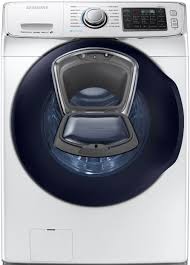 The child lock function is off. Samsung Wf45k6500aw 27 Inch Front Load Smart Washer With 4 5 Cu Ft Capacity Addwash Bixby Alexa Google Assistant 14 Wash Cycles Steam Option Sanitize Quick Wash Super Speed Child Lock And Energy