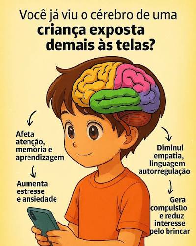 Como O Cérebro Da Criança Fica Olhando Muito Celular | TikTok