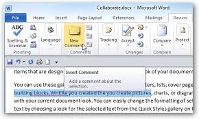 Figure a shows a simple table of blood types. How To Add Comments To Documents In Word 2010