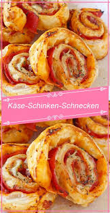 Kase Schinken Schnecken Zubereitung Essen Einfache Gerichte