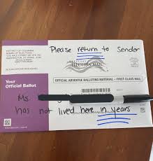 In fact, its ability to deliver mail and return undeliverable mail to the sender effectively makes the united states government one of the most efficient in the world, according to a working paper by national bureau of economic research. Any Idea What To Do With Absentee Ballots Sent To Your Address For People Who No Longer Live There Popville