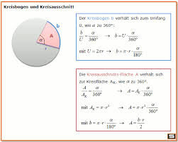 Kreisbogen Und Kreisausschnitt Berechnen Formel Nachhilfe Mathe Lernen Mathe Unterrichten