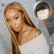 Straight hair long middle part sew in. Buy Aisi Hair Highlights Blonde Wig For Women Synthetic Long Straight Hair Middle Part Mixed Blonde Wig For Daily Online In Indonesia B08s3fpnk2