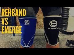 Rehband Vs Emerge Knee Sleeves Youtube