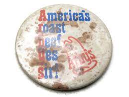 Arby's America's Roast Beef Yes Sir! Button | eBay