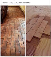 Cool Wood Floor Different Approach Resembles Brick Rustik Inredning Hemma Inredning