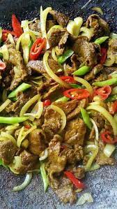Sajikan dengan irisan jeruk nipis. Resepi Daging Goreng Kunyit Resepi Tutorial Terbaek