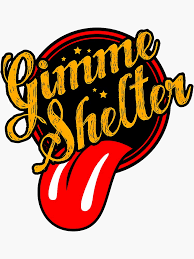 Gimme Shelter" Sticker for Sale by Abstrak26 | Redbubble