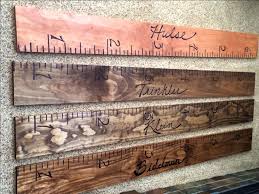 buy a hand crafted custom wall ruler growth chart made to