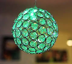 Battery Operated Glam Ball Light With Timer By Exhart Qvc Com Ball Lights Light Battery Operated