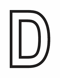What does brohist d look like? Letter D Printable Psfont Tk