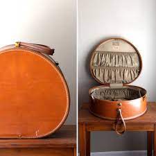 Vintage Samsonite Hat Box Round Luggage Style 4620 Samsonite Vintage Luggage Vintage Suitcases