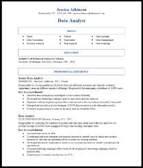 senior data analyst resume sample