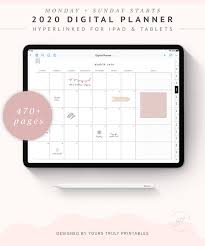 2021 Digital Planner Goodnotes Ipad Pro Planner Template Etsy Digital Planner Planner Template Digital Weekly Planner