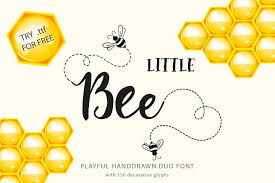 Little Bee Duo Font 42716 Script Font Bundles Script Fonts Font Bundles Beautiful Script Fonts