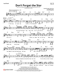 Don T Forget The Star Sheet Music Pdf Sidewalk Prophets Praisecharts