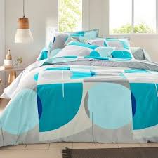 Parure De Lit Coton Graphique Blancheporte Linge De Lit Parure De Lit Taie Traversin