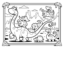 In this cute dinosaur coloring page, there's an adorable baby triceratops! Cute Coloring Pages Of Baby Dinosaurs Coloring Online Coloring Library