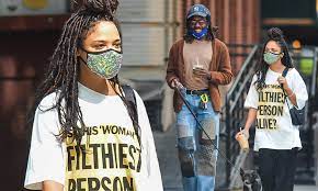 Последние твиты от tessa thompson (@tessathompson_x). Tessa Thompson Walks Her Dog With Rumoured Boyfriend Dev Hynes Daily Mail Online