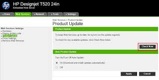 Hp Designjet T120 And T520 Eprinter Series How To Update Firmware Hp Customer Support