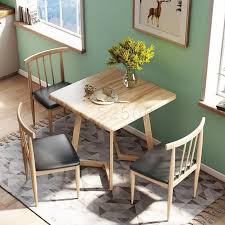 Nordic Dining Table And Chairs Simple Square Table People 4 Home Eating Table Small Apartment Nordic Table In 2020 Dining Table Chairs Dining Table Ikea Dining Sets
