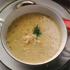 German Potato Horseradish Soup With Potatoes Onions Butter Vegetable Broth Heavy Cream Egg Yolks Whi German Potatoes Soup Recipes Horseradish Soup Recipe