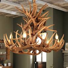 Put those deer antlers you found in the woods to good use. Chandelier Lamp Modern Led Antler Vintage Lights Novelty Style Living Room Decor Ebay