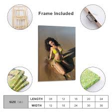 Amazon.com: Póster de Malu Trevejo - Póster sexy de cantante y celebridad  (9) póster de pintura de pared, lienzo, póster impreso para obras de arte,  dormitorio, sala de estar, decoración de 08