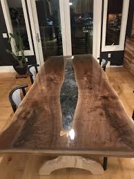 Live Edge Walnut Table Diy Table Top Walnut Table Dining Room Table