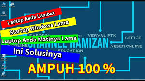 Cara Mengatasi Laptop Loading Lama Saat Dinyalakan Dan Di Shutdown Youtube