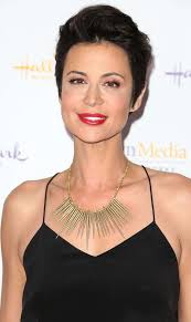 Catherine Button Earrings in White