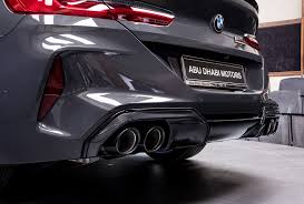Maybe you would like to learn more about one of these? Bmw M8 Gran Coupe In Brands Hatch Grau Mit Viel Carbon