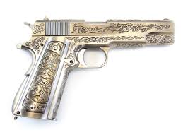 It is more for those who wish to run a gangsta style drug cartel loadout or perhaps if you fancy a little bling in your loadout, then this. We 1911 Chrome Etched Special Edition Jd Airsoft Ltd