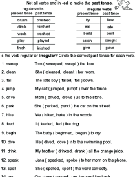 Are you looking for some interesting, engaging irregular verb activities and games for your esl/efl classes? Regular Vs Irregular Verbs Lesson Plan Education Com