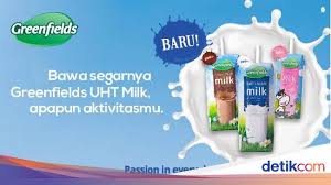 Botol susu menari, bangun dengan susu. Kebaikan Susu Uht Greenfields Kini Bisa Dinikmati Secara Praktis