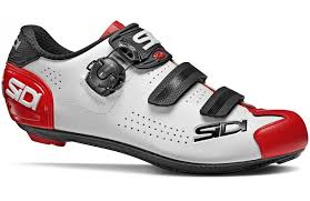 sidi alba 2 white black red mens road cycling shoes 2020