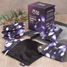 Some come with mesh or cotton wash bags that are designed to keep the pads together. Reusable Sanitary Period Pads By Eco Lily Uk Sanitary Pads Period Pads Lily