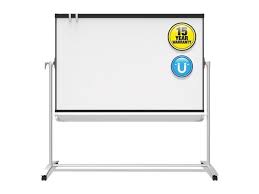 Quartet Ecm64p2 Prestige 2 Mobile Presentation Easel Reversible Magnetic Whiteboard Flipchart 6 Ft X 4 Ft Silver Graphite