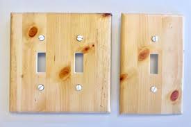 Natural Pine Wood Light Switch Plate Cover Faux Image 60 Etsy Light Switch Plate Cover Wood Light Light Switch Plates