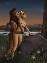 anthro breast grab breasts collaboration cum darthmaul1999 disney  feline female firefly hand on breast kiara kovu lake lion love male mammal  nipples quarko-muon sex sunset the lion king tree |