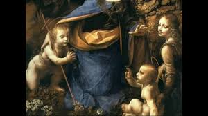 Это одна из самых загадочных картин в наследии леонардо. Madonna V Skalah Leonardo Da Vinchi Galereya
